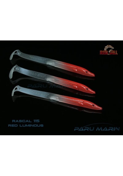 Red Gill Rascal 115Mm Silikon Balık Red Luminous