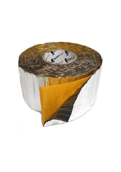 Bant Evi Folyolu Kauçuk Bant Isı Ve Ses İzolasyon Bandı 10cmx5mt Alüminyum Kauçuk Yalıtım Bandı 10cm X 5m