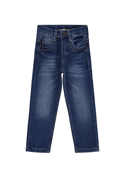 Civil Boys Basic Çizgili 6-9 Yaş Pantolon Kot - Mavi KOYU MAVİ