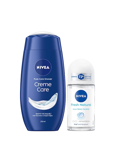 Creme Care Nemlendirici Duş Jeli 250ml Ve Roll-on Deodorant Fresh Natural 50ml, 72 Saat Ter Koruması Diğer