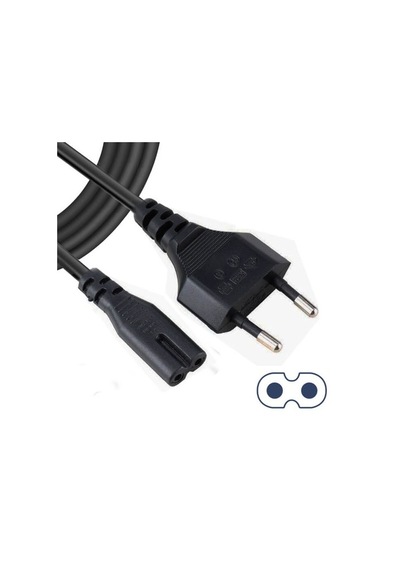 Işıldak Laptop Teyp Kablosu Fişi Kaliteli Sağlam 220V Çift Oluklu (465331044)