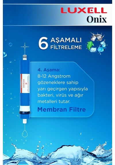 Luxell Lxs-p0 Luxell Onix Su Arıtma Sistemi Pompasız