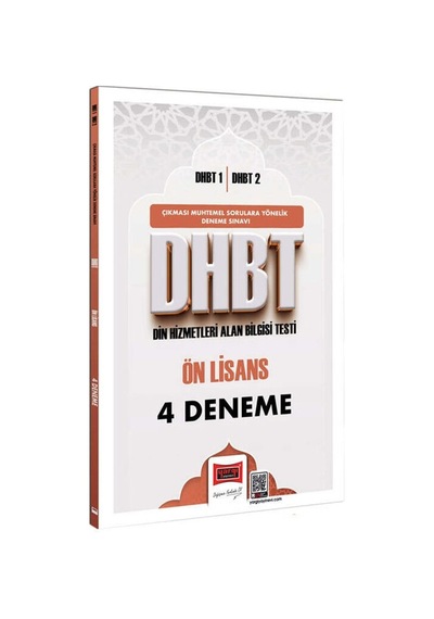 Yargı Yayınları Dhbt 1-dhbt 2 Ön Lisans 4 Deneme Sınavı