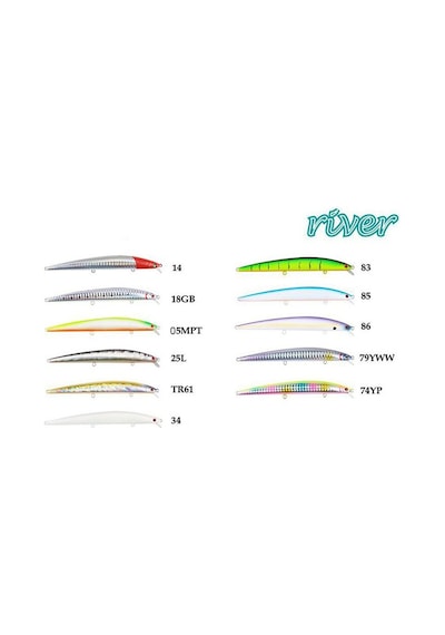 River Treble Devil 125F 12.5cm 14.5Gr  0.3-0.6mt 46L