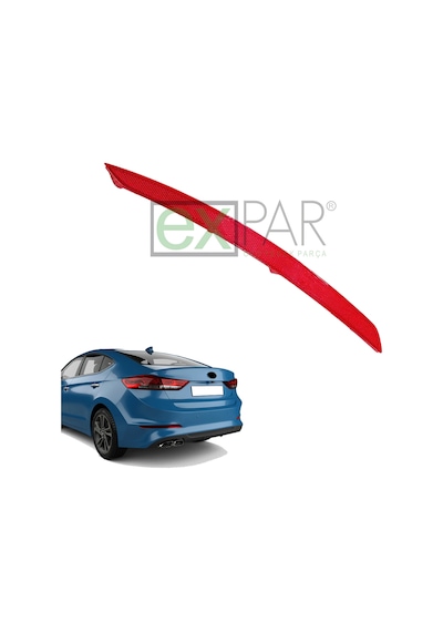 Hyundaı Elantra Arka Tampon Reflektörü Takımı Sağ + Sol Taraf 2016 - 2018 Elentra Arka Kedi Gözü