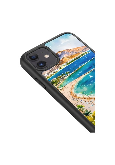İphone 11 Uyumlu Antalya Desenli Kamera Korumalı Darbelere Dayanıklı Kılıf 680-antalya-iphone11