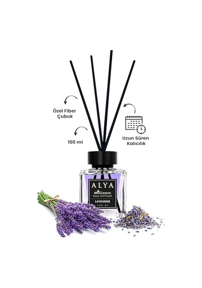 Nature's Scents Lavender Bambu Çubuklu Oda Kokusu - Lavanta Kokusu Acıbadem