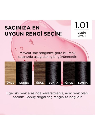 L Oréal Paris Excellence Creme 1.01 Derin Geve Mavisi Saç Boyası