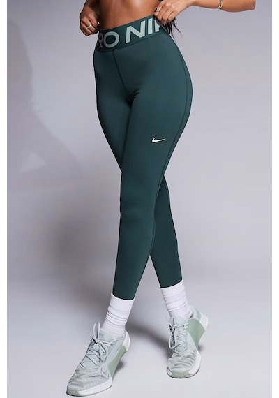 Nike Pro Sculpt Dri Fit High Rise Full Length Leggings Kadın Yüksek Bel Antrenman Tayt Koyu Yeşil