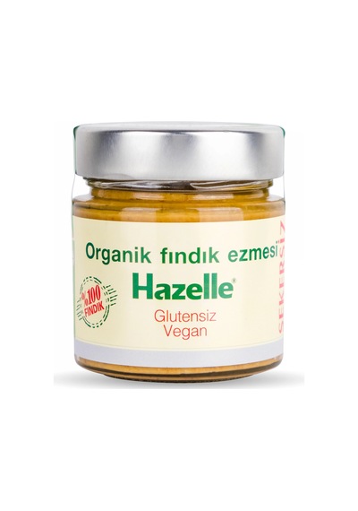 Hazelle Organik Şekersiz %100 Fındık Ezmesi 200 Gr X3 Adet Avantaj Paket