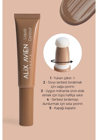 Alix Avien E Vitaminli Nemlendiren Kremsi Likit Kontür 103 Flawn Brown