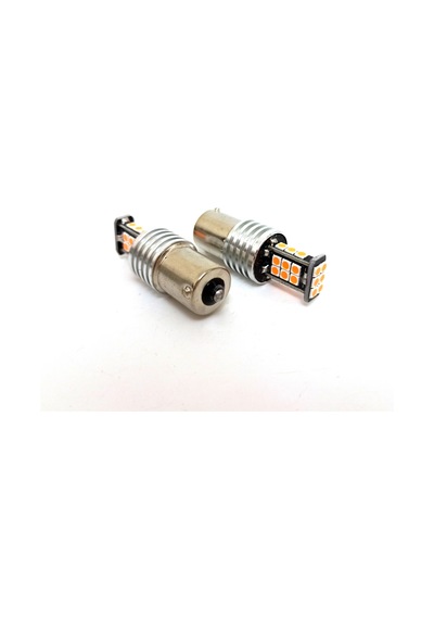 Femex P21W Non-Direction 1156 Tek Duy 3030 Chip 24Smd Turuncu Led