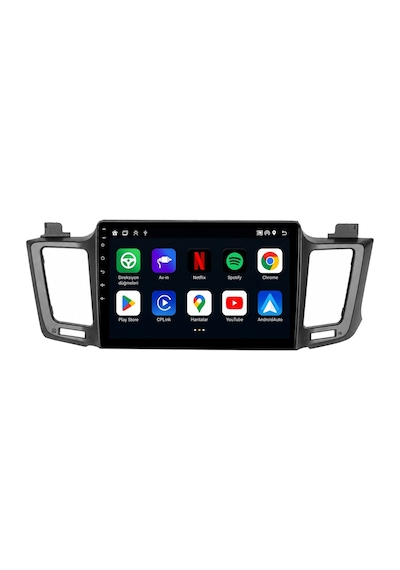 Toyota Rav4 Android Multimedya 10 İnç 2013-2018 Carplay Android Auto Navigasyon 6gb Ram 64gb 9"