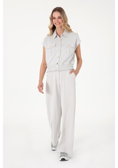 U.S. Polo Assn. Kadın Taş Modal Karışımlı Loose Fit Örme Pantolon 50308640-VR049