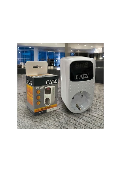 Ct-9187 Dijital Akım Korumalı Priz Led Ekranlı 4000w Voltaj Koruma 150-280v Aşırı Akım Gerilim