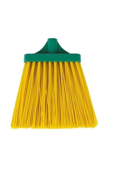 Şeylişeyler - Endüstriyel Düz Çöpçü Süpürgesi Eko Orta Boy Sert Plastik Sapsız 1 Adet