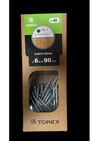 Dın 7505 6 90 Sunta Vidası B.e.k. 6 MM x 90 MM