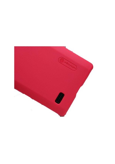 Nillkin Optimus L9 İle Uyumlu Sert Kauçuk Kılıf Kırmızı