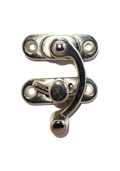 Yay Gözü, Ahşap Kutu Klipsi - Küçük 28x33 Mm, Nikel 1 Adet Diğer