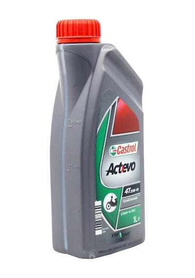 Castrol Actevo 20W-40 4t 1 L 4 Zamanlı Motosiklet Yağı (12 Adet)