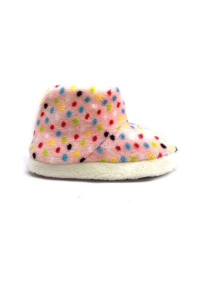 Ayakkabımood Emy Pembe Puantieli Kız Çocuk Ev İçi Panduf Bot