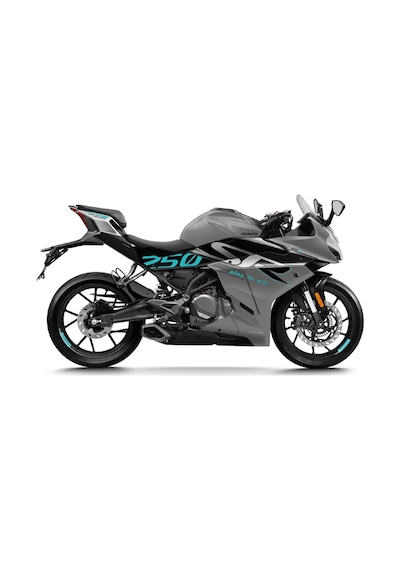 Cfmoto 250sr Orta Şase 250 Yazı Sticker Etiket Modeli Turkuaz