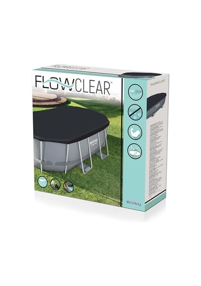 Flowclear Pvc Branda, Gri, Power Steel Havuz İçin