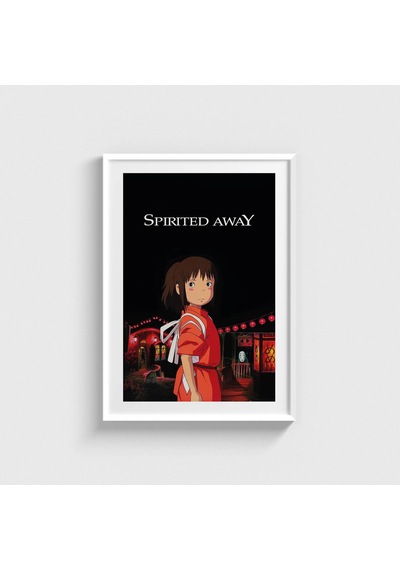 Spirited Away 2001 Film Posteri Tablo Çerçeveli Poster Duvar Dekorasyonu Beyaz Çerçeveli Tablo Beyaz Çerçeveli Tablo Dn11d344beyaz