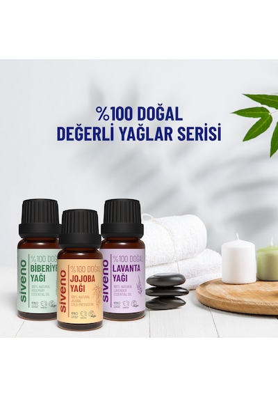 Siveno %100 Doğal Jojoba Yağı Soğuk Sıkım 10 ML