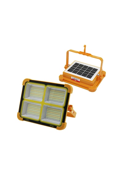 Solar Led Light Çakarlı Solar Projektör - Powerbank Kamp - Dış Mekan Güneş Enerjili 12000mah- 84x4 336led Diğer
