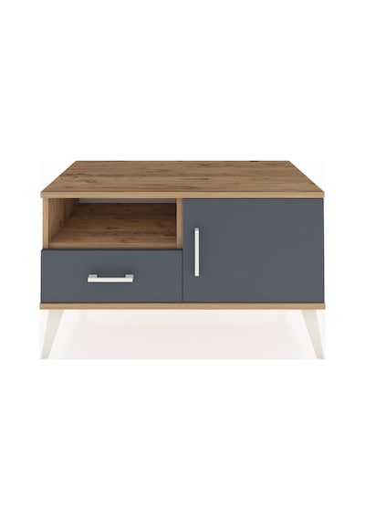 Hyperion Şifonyer 2 Raflı Tek Çekmeceli Tek Kapaklı 88x44x48 Çam-antrasit Antrasit Hyperion Şifonyer 2 Raflı Tek Çekmeceli Tek Kapaklı 88x44x48 Çam-antrasit Antrasit