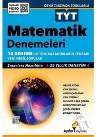 Aydın Yayınları Tyt Matematik 10 Lu Denemeleri