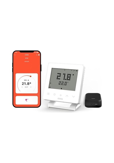 Akıllı Oda Termostatı Kablosuz Kombi Kontrolü V5 Beyaz Diğer