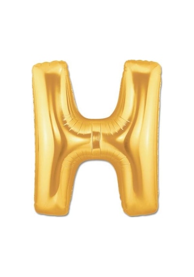 H - 959 - Harf Folyo Balon Altın Renk - Edntrend - 40 İnç