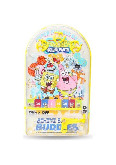 Pinball Sunger Bob Eğitici Retro Oyuncak Sarı