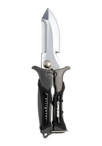 Cressi Alligator Balıkadam Dalış Bıçak Ve Makası Black