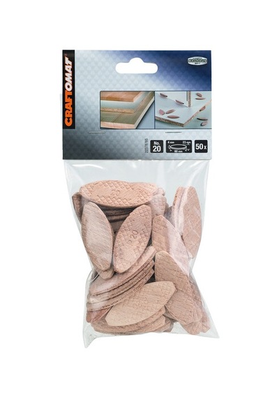 Craftomat Yassı Dübel 4x23x60 Mm 50 Adet