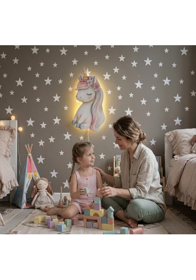 Missidea Prenses Unicorn Lamba Çok Renkli