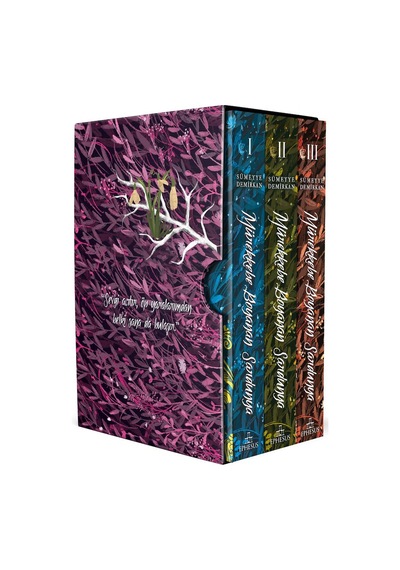 Set - Mürekkebe Boyanan Sardunya 3 Kitap Ciltsiz - Sümeyye Demirkan - Ephesus Yayınları