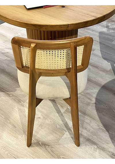 Aydoks 1 Adet Hazeran Ahşap Sandalye Mutfak Cafe Salon