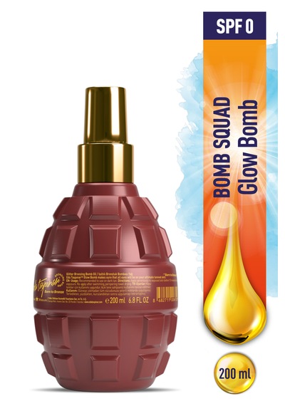 Glow Bomb Glitter Bronzing Bomb Işıltılı Bronzlaştırıcı Güneş Yağ Işıltılı 200 Ml