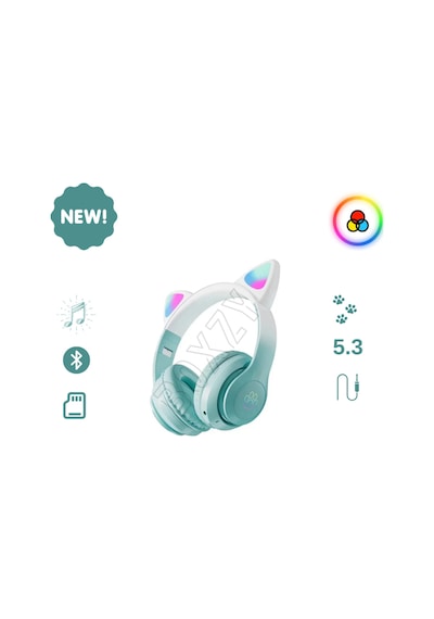 Toygo Kedi Kulaklık Pro 5.3 Akıllı Rgb Led Detaylı Bluetooth Kablosuz Kulaklık Çocuk Oyuncu Yeni