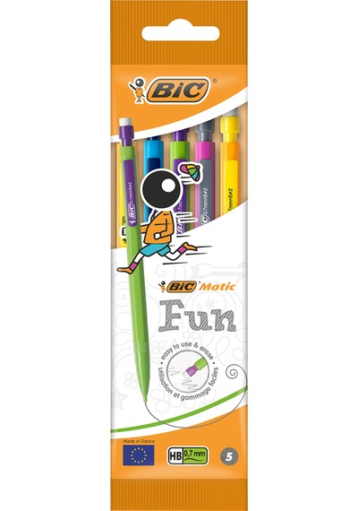 Bic Matic Fun Versatil Kalem 0.7 5'li 3 Adet Çok Renkli
