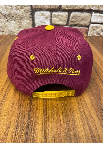 Hamze Cleveland Cavaliers Nba Hiphop Snapback Rapper Basketbol Unisex Şapka Cap Bordo