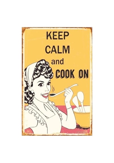 Ayrex Kağıt Duvar Posteri Keep Calm And On Retro Drtr0029