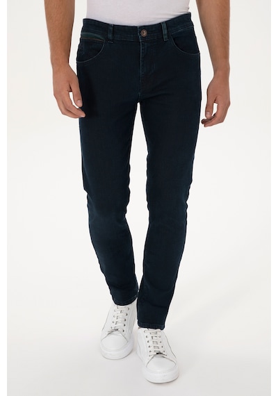 U.S. Polo Assn. Erkek Koyu Mavi Slim Fit Jean Pantolon 50310318-DN0030