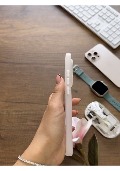 Redmi Note 13 Pro 4g Uyumlu Süper İnce Mat Ultra Thin Silikon Kılıf Beyaz