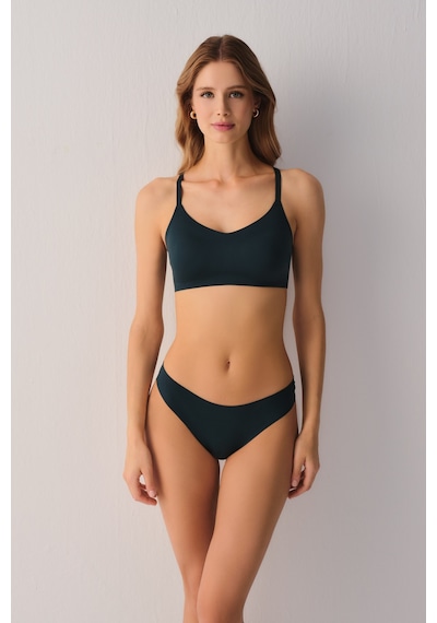 Suwen Softly Secret Invisible Dikişsiz String Külot Sw4039848 Yeşil