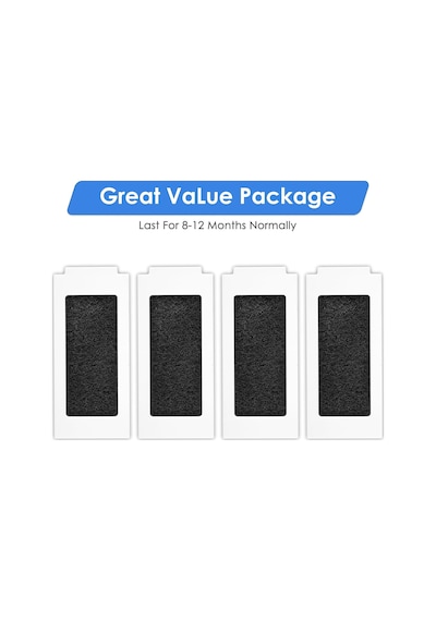 4 Adet T30 Pro Omni Hepa Filtre, Ecovacs Deebot T30 Pro Omni/ T30 Pro Max/ T30 Omni/ T30s/ T3 Tek Renk