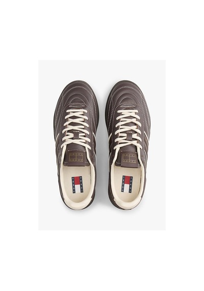 Tommy Hilfiger The Greenwich Edge Leather Ayakkabı-12829 Kahverengi